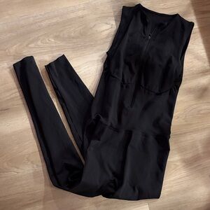 SKIMS Black Sleeveless Jumpsuit